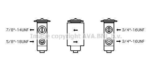 AVA QUALITY COOLING Ekspansiooniklapp,kliimaseade JR1038